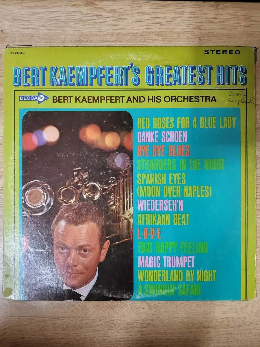 BERT KAEMPFERT 음반 g (LP 턴테이블 오디오 앰프